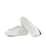 Gentlemen & Young Adult Activo - White Nappa Leather combined with Green Nappa Leather