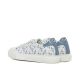 Ladies Activa Basica Sneaker - White Vegan Leather detailed with Exclusive Digital Printed Design