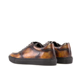 Gentlemen & Young Adult Activo Basico Sneaker - Hand Painted Fuego Museum Patina in Calf Leather