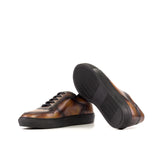Gentlemen & Young Adult Activo Basico Sneaker - Hand Painted Fuego Museum Patina in Calf Leather