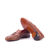 Gentlemen Cortes Slip On - Medium Brown Painted Calf Leather