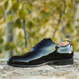 Gentlemen Wholecut - Black Patent Leather with Goodyear Welt