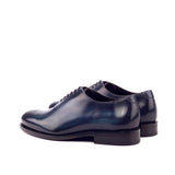 Gentlemen - Wholecut with Hand Painted Denim Patina in Calf Leather with Goodyear Welt