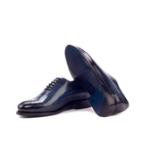 Gentlemen - Wholecut with Hand Painted Denim Patina in Calf Leather with Goodyear Welt
