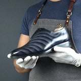 Limited Edition - Wholecut Smokey Dunes with Hand Painted Grey Patina