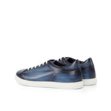 Gentlemen's - Activo with Hand Painted Denim Patina in Calf Leather