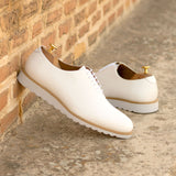 Gentlemen - Wholecut in White Box Calf Leather with Goodyear Welt