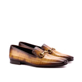 Gentlemen El Patron Slip On with Hand Painted Cognac Patina