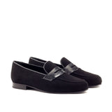 Gentlemen Cortes Slip On - Black Suede Leather