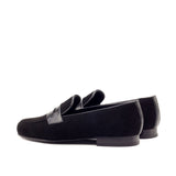 Gentlemen Cortes Slip On - Black Suede Leather