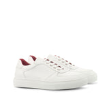 Gentlemen's & Young Adult - Activo Basico Sneaker in Hand Painted White Box Calf Leather