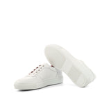 Gentlemen's & Young Adult - Activo Basico Sneaker in Hand Painted White Box Calf Leather