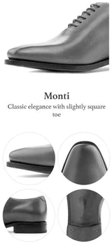 Gentlemen Single Monk in Hand Painted Cognac Patina - Calf Leather with Goodyear Welt