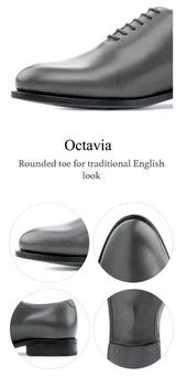 Gentlemen Wholecut - Black Patent Leather with Goodyear Welt