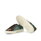 Gentlemen & Young Adult Activo with Hand Painted Grey Patina & Hand Painted Burgundy Patina in Calf Leather