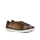 Gentlemen's & Young Adult - Activo - Hand Painted & Burnished Cognac and Brown Box Calf Leather
