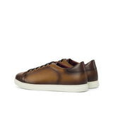 Gentlemen's & Young Adult - Activo - Hand Painted & Burnished Cognac and Brown Box Calf Leather