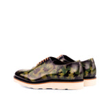 Gentlemen - Wholecut in Hand Painted Khaki Camo Patina - Calf Leather with Goodyear Welt