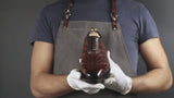 Limited Edition - Wholecut Dunes with Hand Painted Cognac Patina