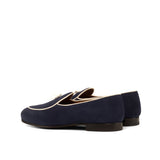 Gentlemen Barcelona Slip On - Navy Blue Suede Leather