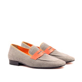 Gentlemen El Patron Slip On - Grey Linen Fabric
