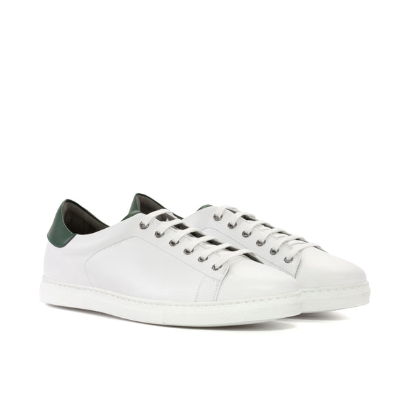 Gentlemen & Young Adult Activo - White Nappa Leather combined with Green Nappa Leather